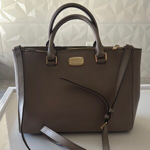 Perfect!!! Michael Kors Brown Leather Tote Bag